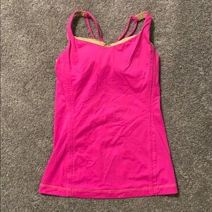 Lululemon Hot Neon Pink Tank Top
